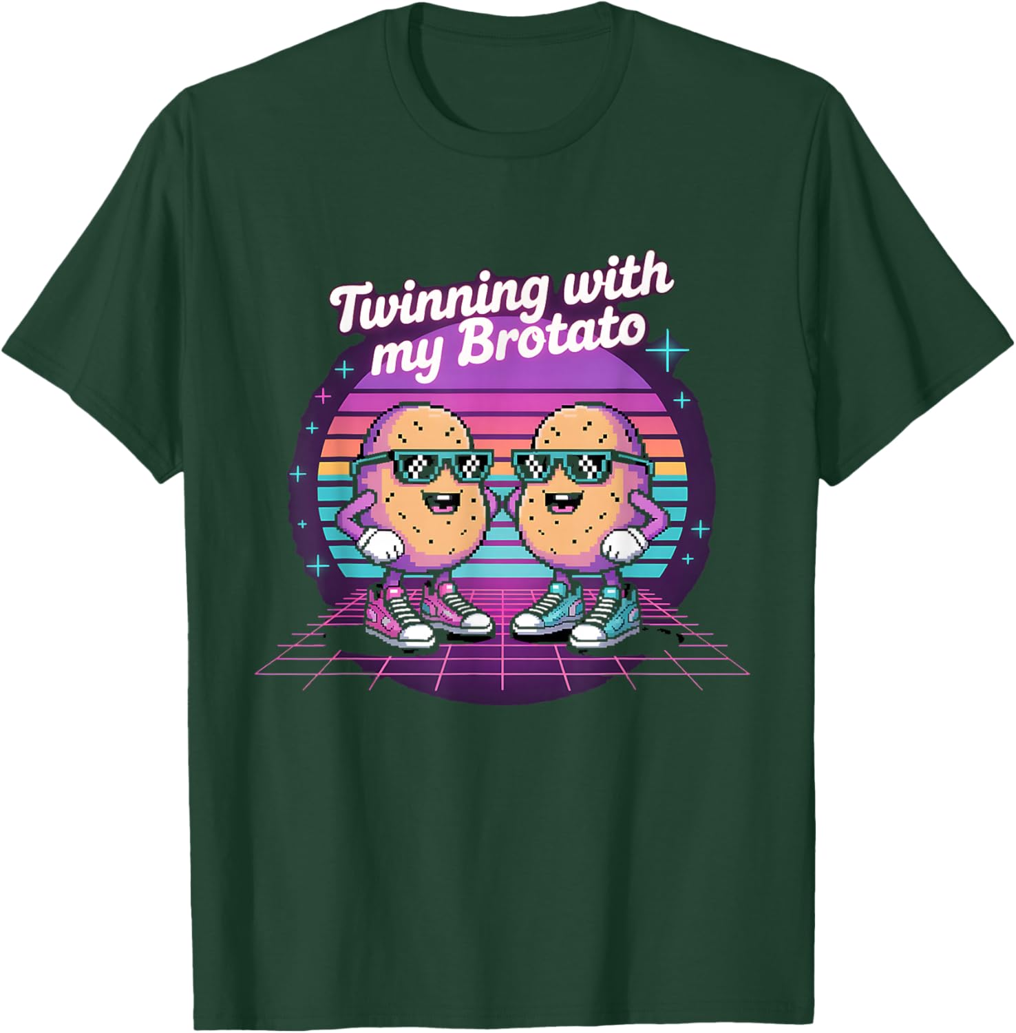 Twinning with My Brotato T-Shirt - T-Shirt | Forest