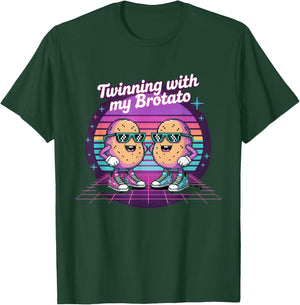 Twinning with My Brotato T-Shirt - T-Shirt | Forest