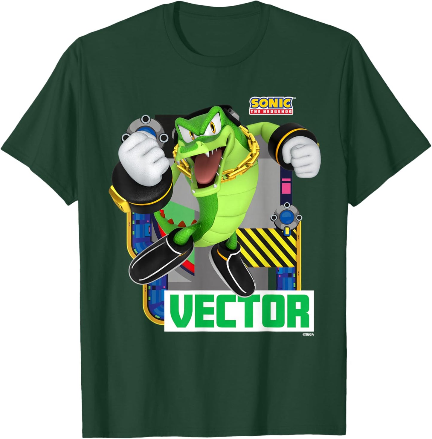 Sonic The Hedgehog - in The Zone - Vector T-Shirt - T-Shirt | Forest