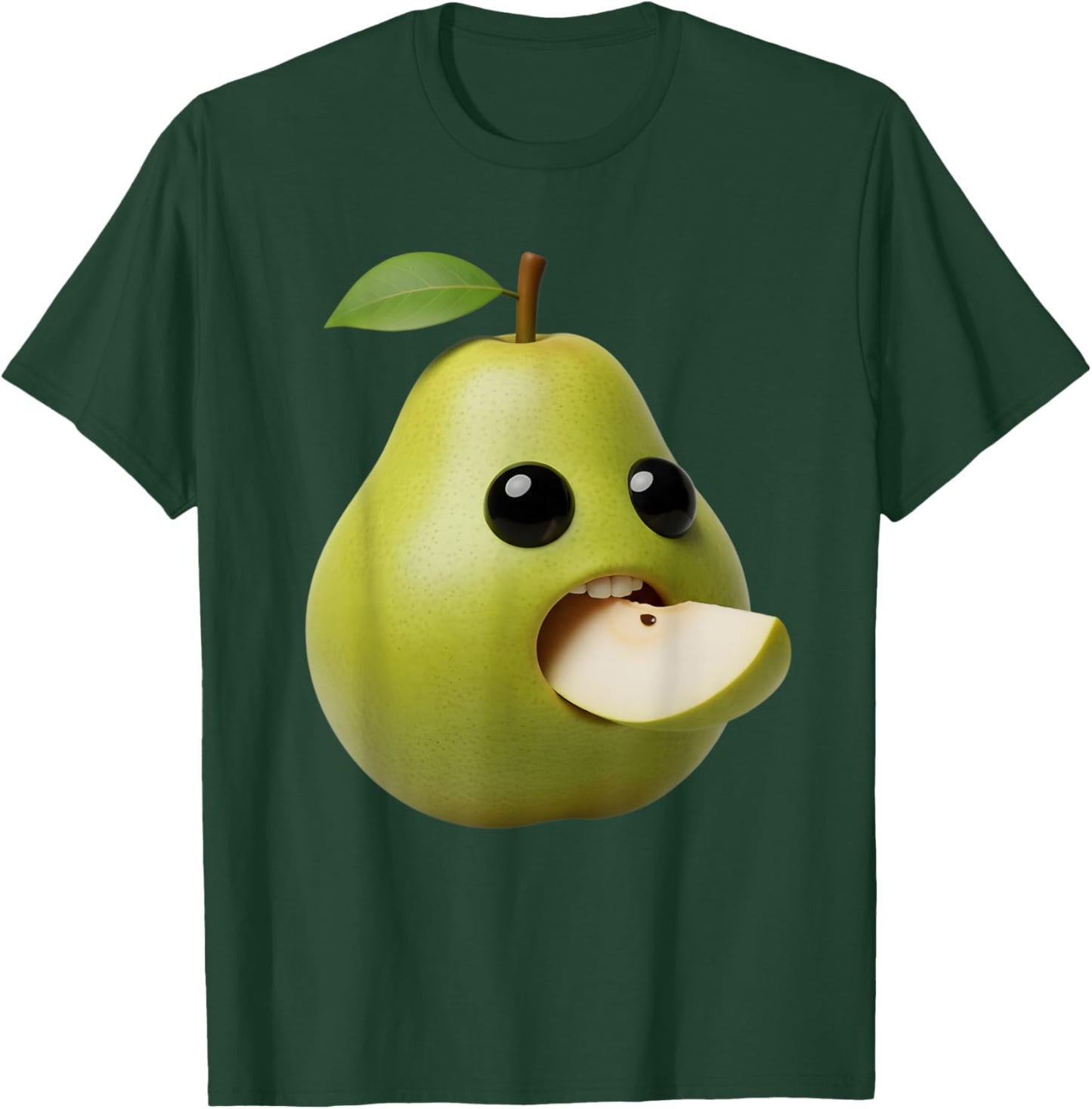 Niche Fruits Funny Pear Meme Brainrot Surreal T-Shirt - T-Shirt | Forest