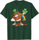 Funny Drip Football Dabbing St Patricks Day Kids T-Shirt - T-Shirt | Forest