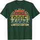 Vintage 2005 Limited Edition 21-Year-Old 21st Birthday T-Shirt - T-Shirt | Forest