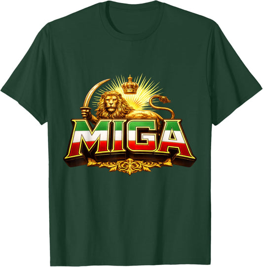 MIGA, Make Iran Great Again,Freedom,Pahlavi,Flag,Lion T-Shirt - T-Shirt | Forest
