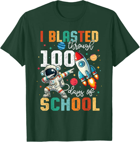 100th Day Boys Kids T-Shirt - T-Shirt | Forest