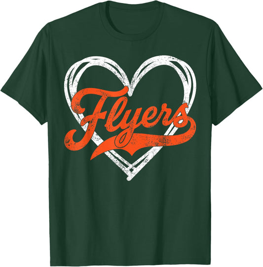Flyers Vintage Women Boys Girls Kids Youth T-Shirt - T-Shirt | Forest