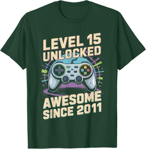 15 Year Old Bday Decorations Son Boy 15yr 2011 15th Birthday T-Shirt - T-Shirt | Forest