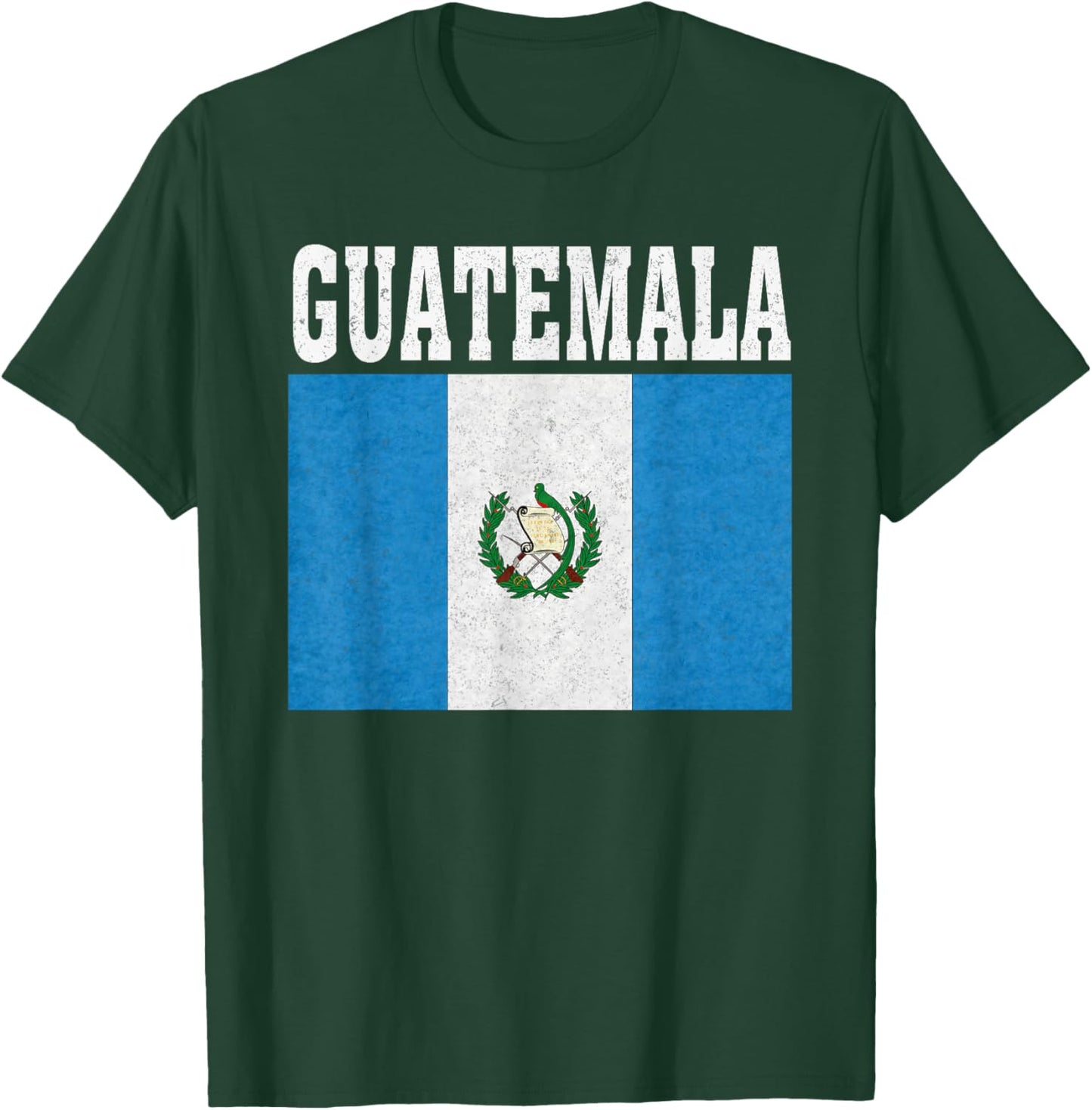 Guatemala Flag Patriotic National Roots Souvenir T-Shirt - T-Shirt | Forest