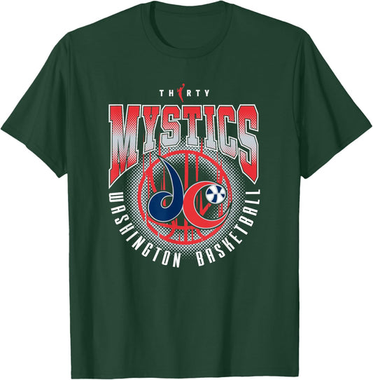 WNBA 30th Anniversary Triple Stack Washington Mystics T-Shirt - T-Shirt | Forest