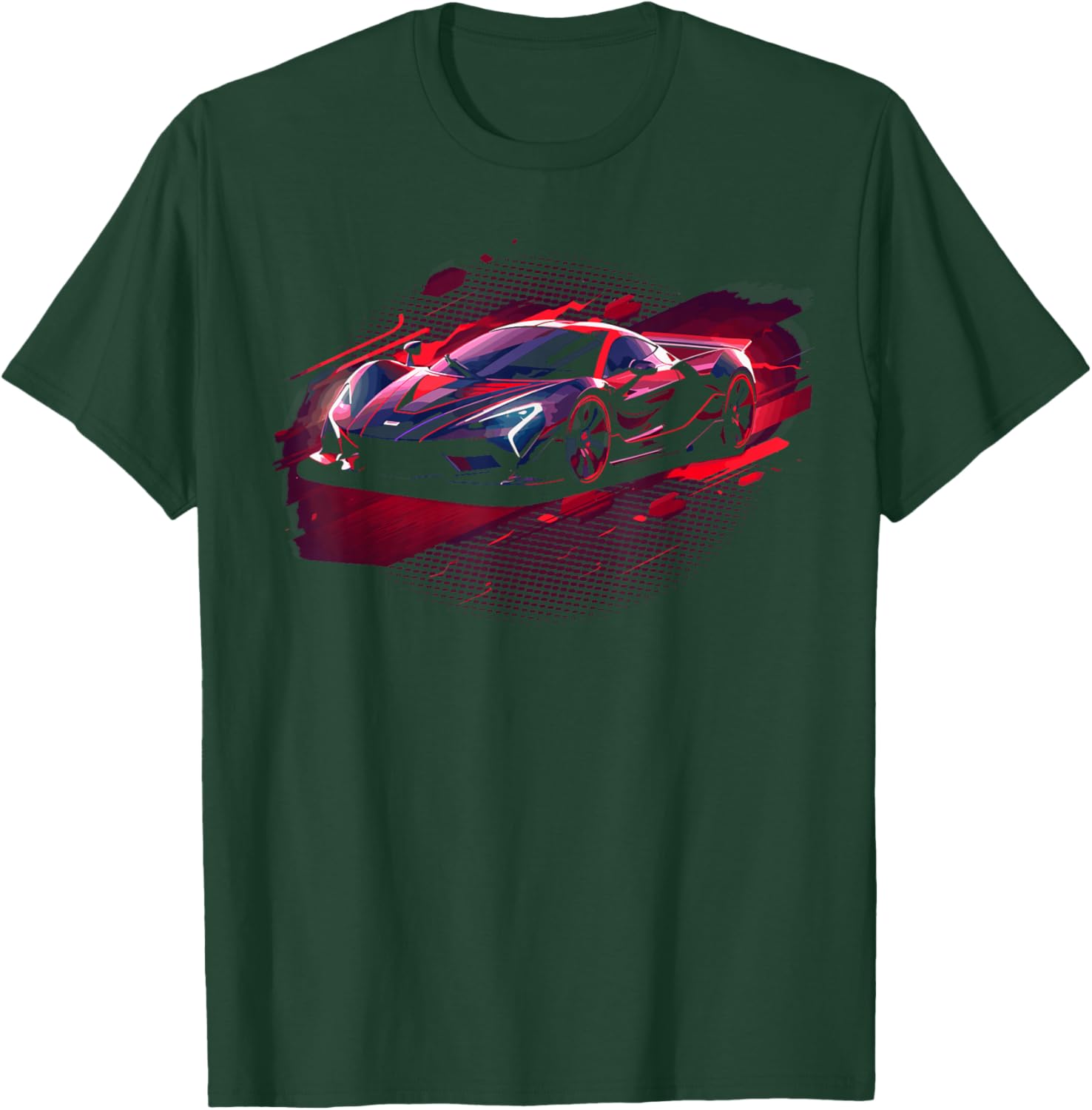Supercar Sports Car T-Shirt - T-Shirt | Forest