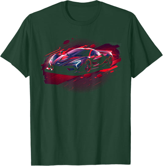 Supercar Sports Car T-Shirt - T-Shirt | Forest