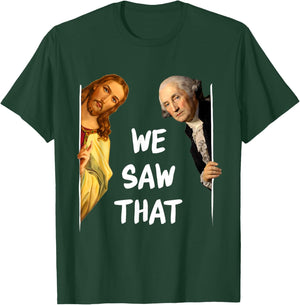 George Washington and Jesus T-Shirt - T-Shirt | Forest