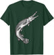 Vintage Alligator Gar Fish Fishing Fisherman Angler T-Shirt - T-Shirt | Forest