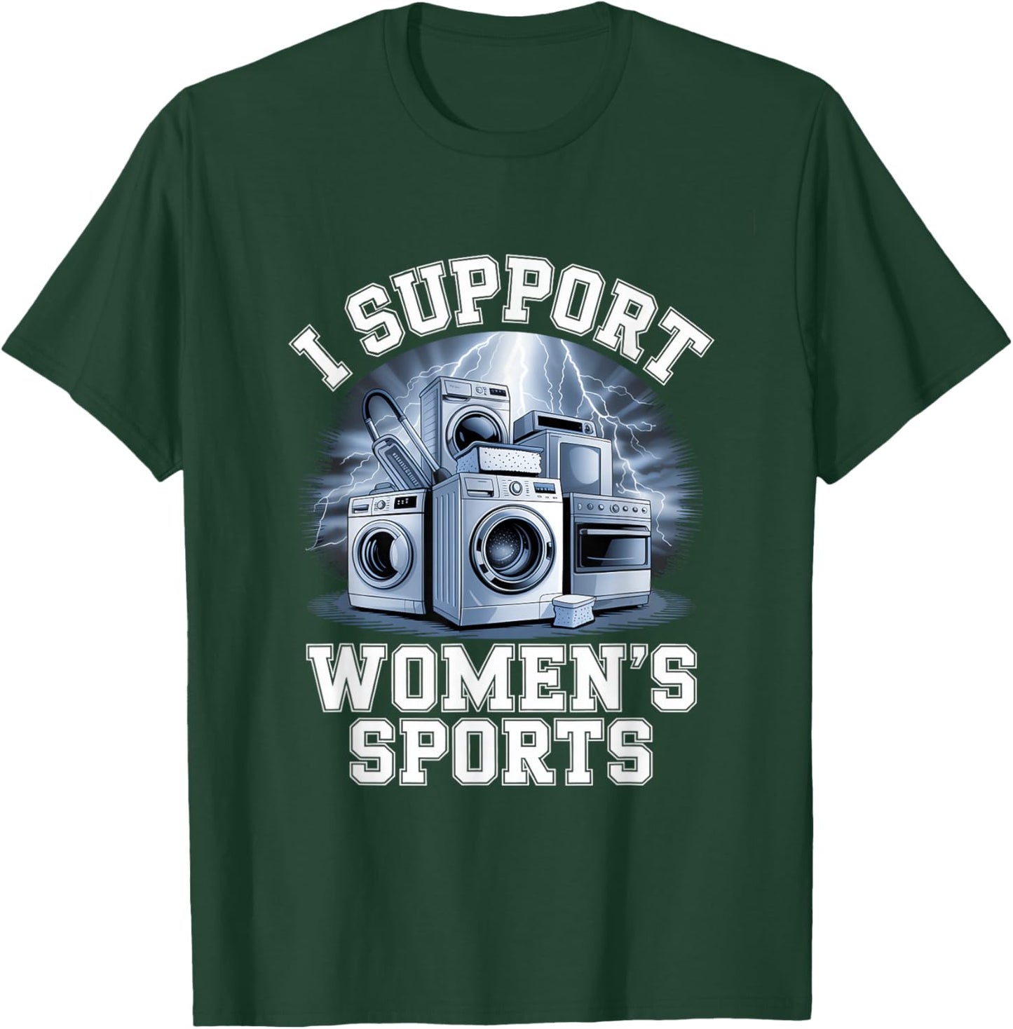 I Support Sports Unwearable Aduld Humor Bootleg T-Shirt - T-Shirt | Forest