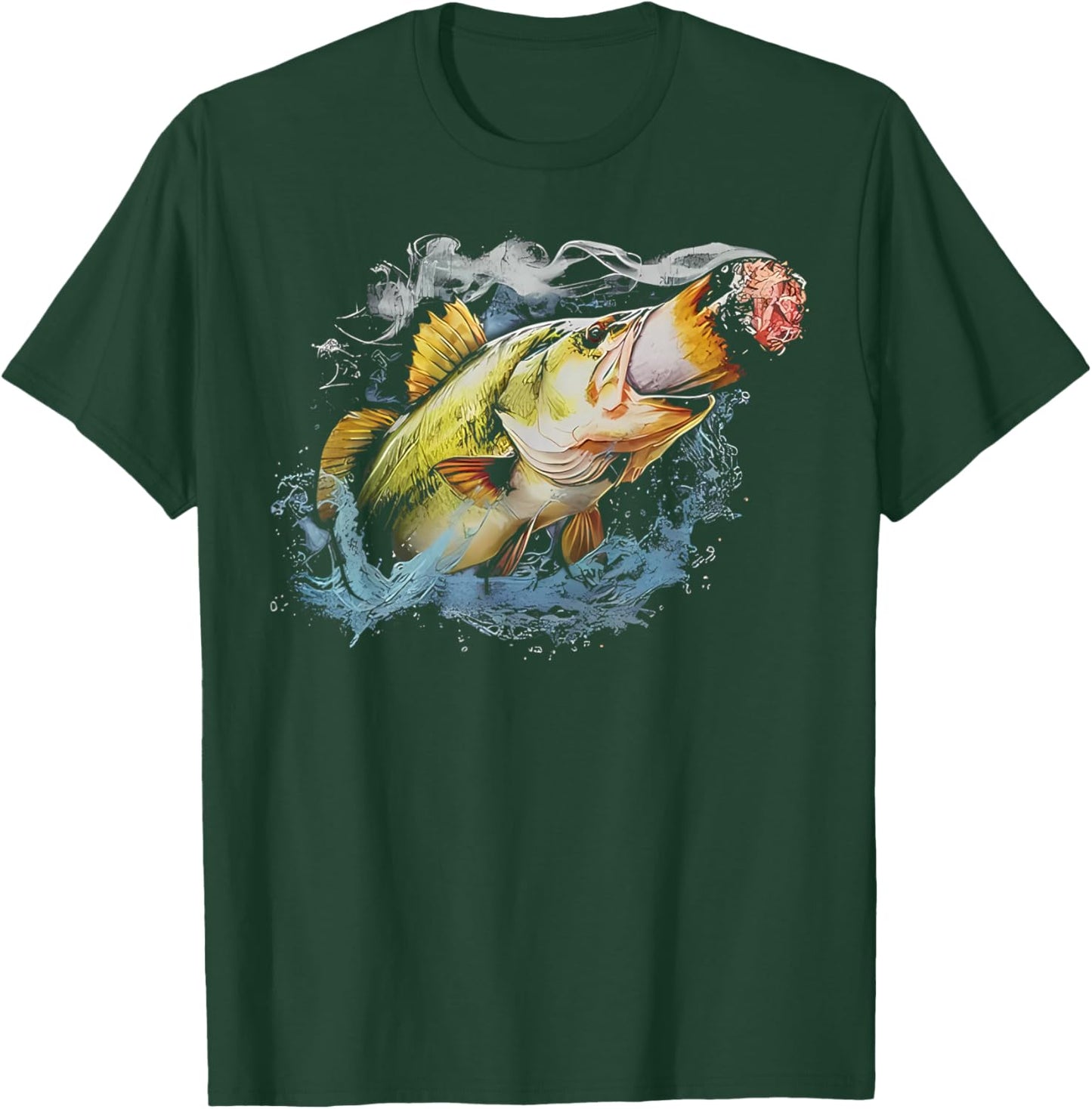 Fish Smoking Meme Vintage Style Silly Fish Gag T-Shirt - T-Shirt | Forest