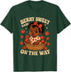 Berry Sweet Baby On The Way Black Girl Kid Baby Shower T-Shirt - T-Shirt | Forest
