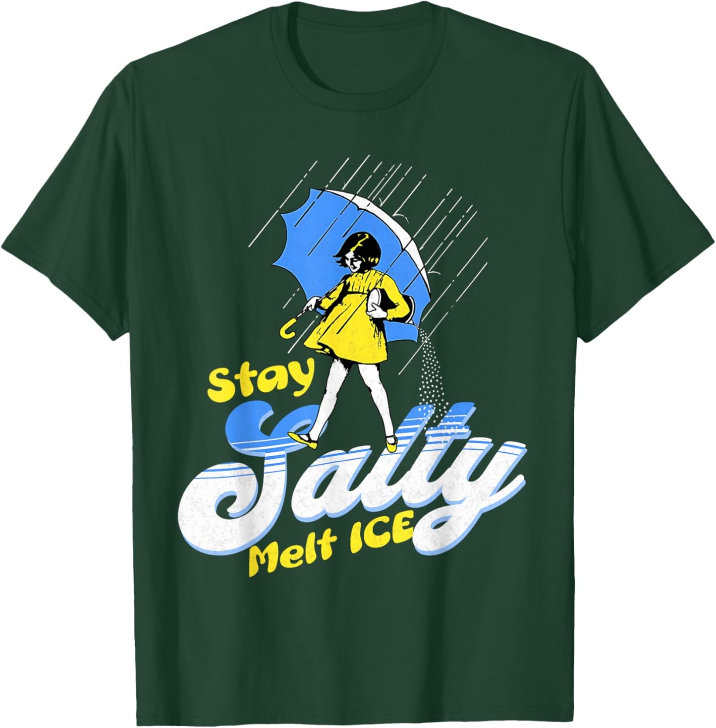 Be Salty Melt ICE Funny Sarcastic Political Humor Retro T-Shirt - T-Shirt | Forest