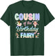 Cousin of The Birthday Fairy Little Girl Magical Family T-Shirt - T-Shirt | Forest