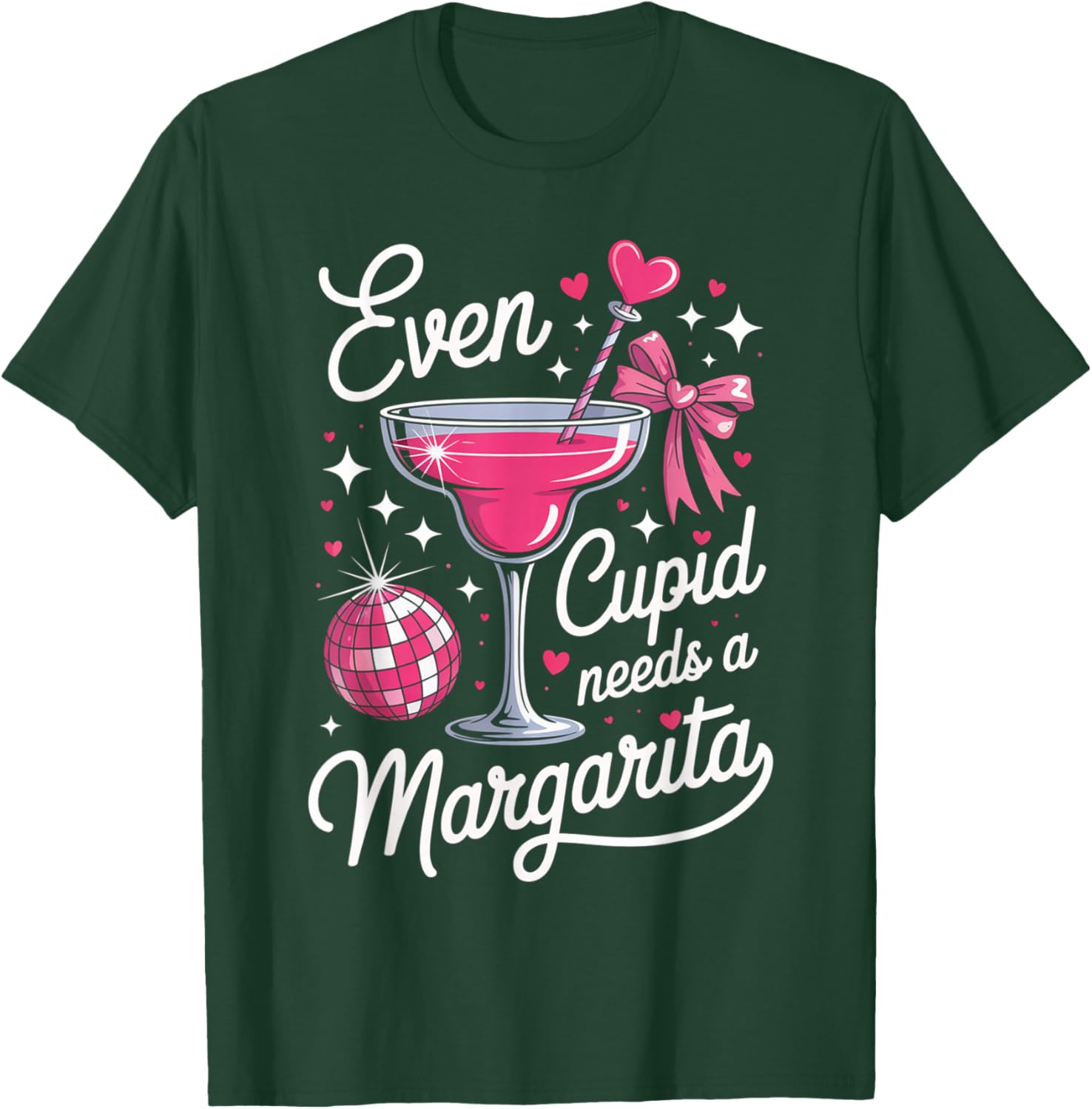Even Cupid Needs A Margarita Valentine´s Day T-Shirt - T-Shirt | Forest