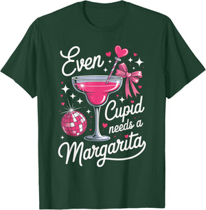 Even Cupid Needs A Margarita Valentine´s Day T-Shirt - T-Shirt | Forest