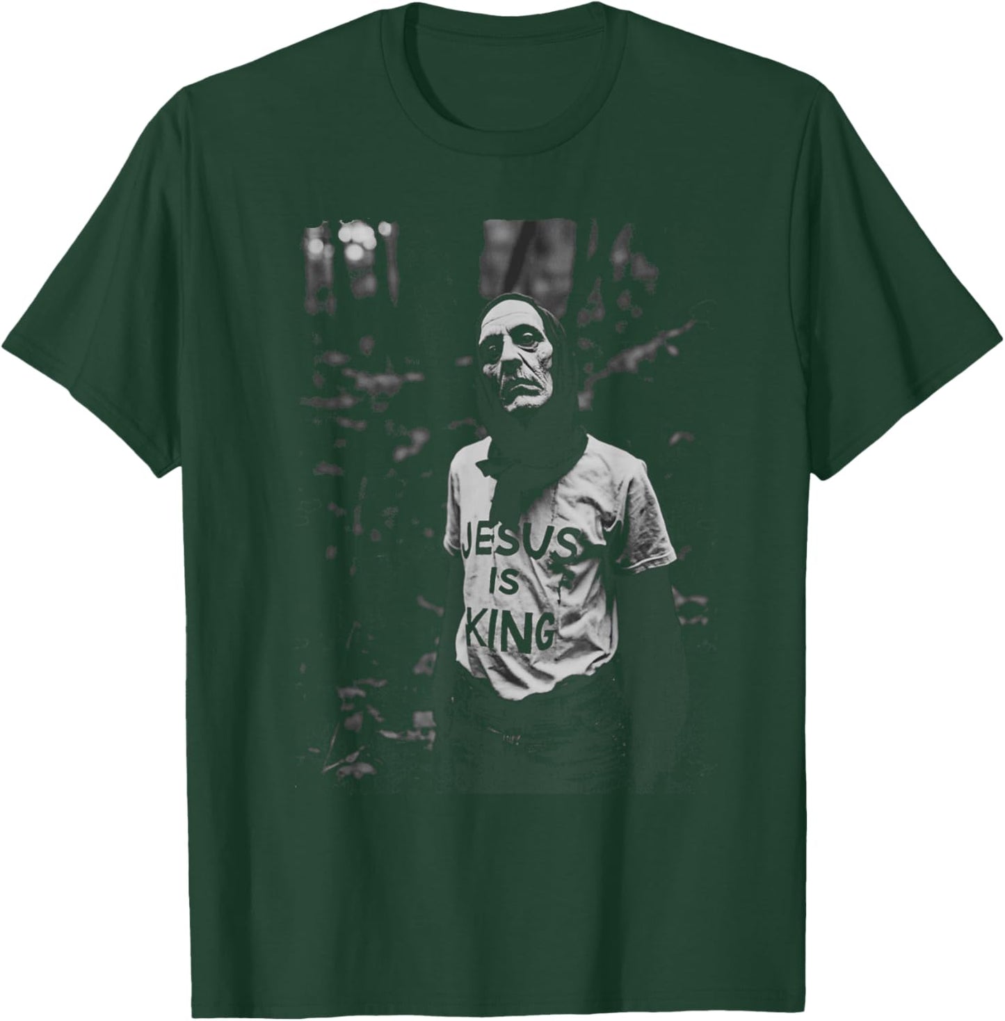 Southern Gothic Religious Folk Horror Dark Faith T-Shirt - T-Shirt | Forest