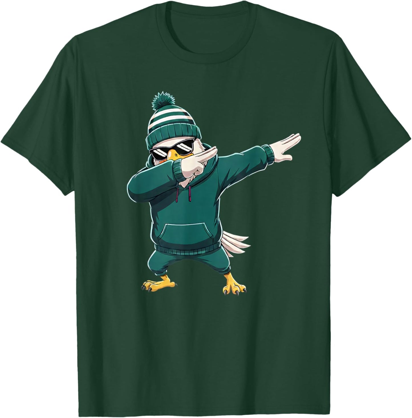 Eagle Dabbing Women Youth Toddler Kids Boys Girls T-Shirt - T-Shirt | Forest