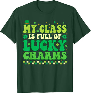 My Class is Full of Lucky Charms St Patricks Day Teacher T-Shirt - T-Shirt | Forest