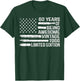 60 Years Old Birthday Vintage American Flag 60th Birthday T-Shirt - T-Shirt | Forest