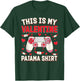 This is My Valentine Pajama Shirt Funny Controller Valentine T-Shirt - T-Shirt | Forest