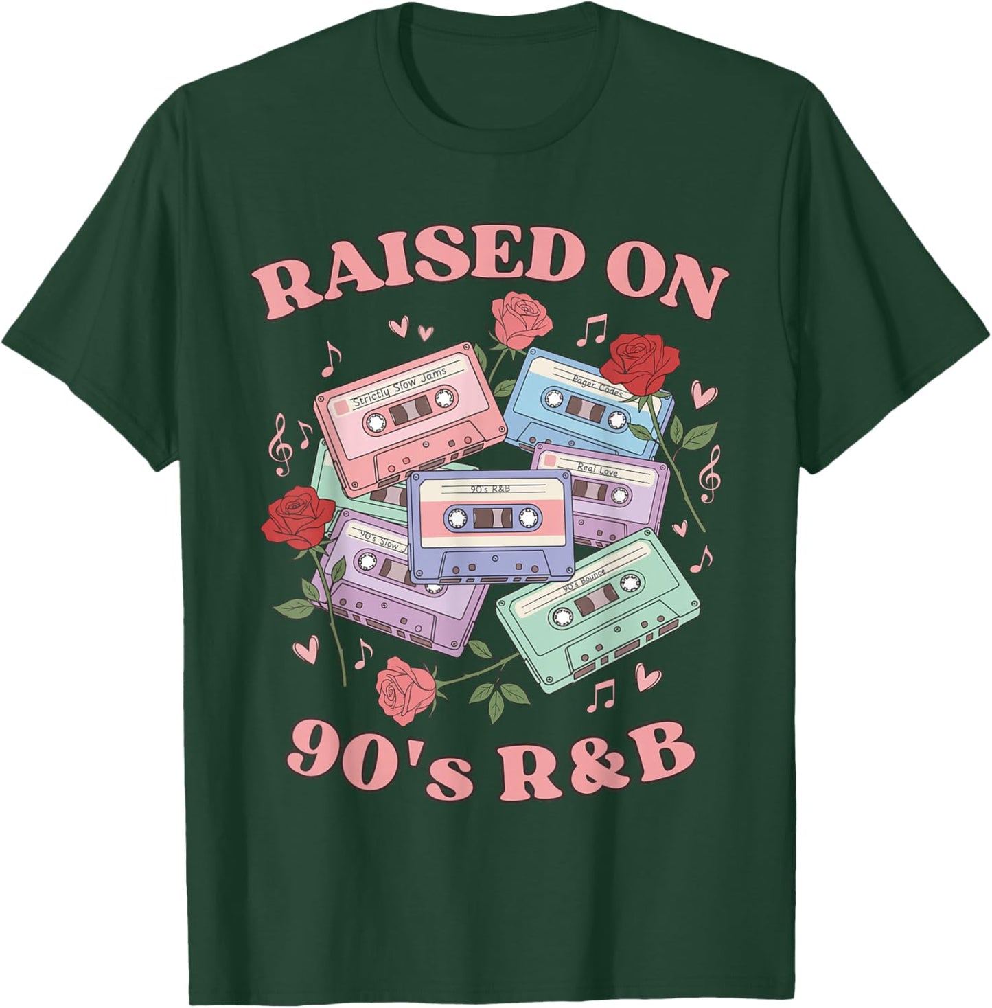 Raised On 90s R&B, 90s R&B T-Shirt - T-Shirt | Forest
