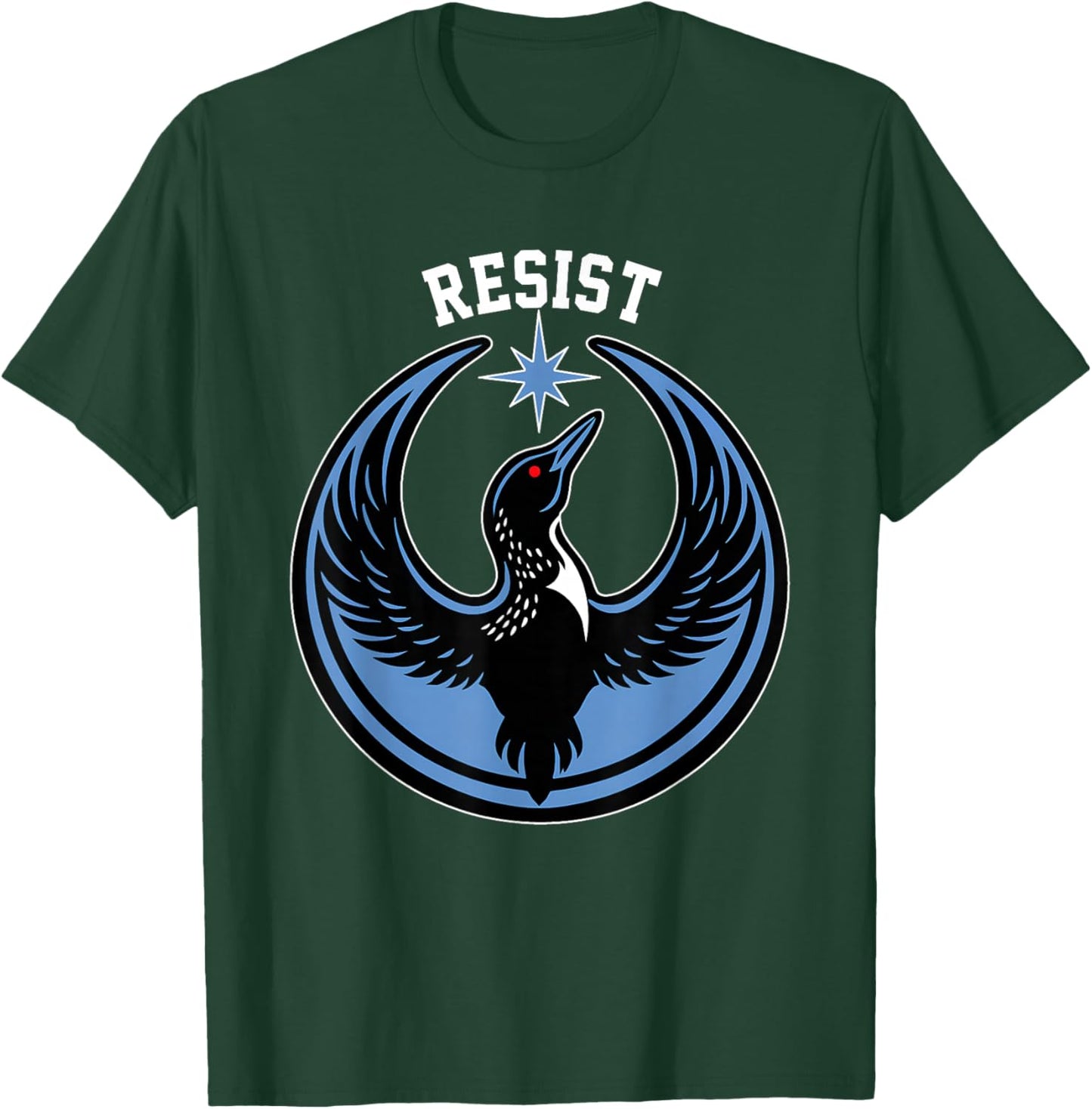 Resist Minnesota Rebel New State Flag T-Shirt - T-Shirt | Forest