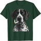 Cool German Shorthaired Pointer Smoking GSP Graphic Dog Mom T-Shirt - T-Shirt | Forest
