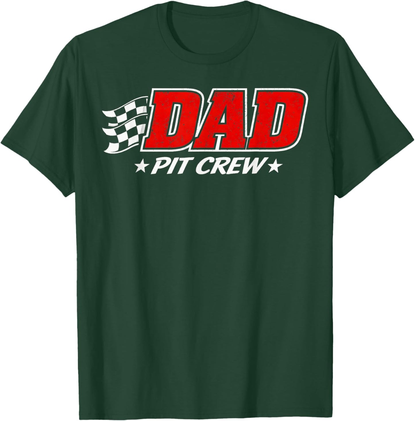 Race Car Birthday Party Racing Family Matching Dad Pit Crew T-Shirt - T-Shirt | Forest