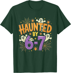 Hunted by 6 7 Halloween Meme T-Shirt - T-Shirt | Forest