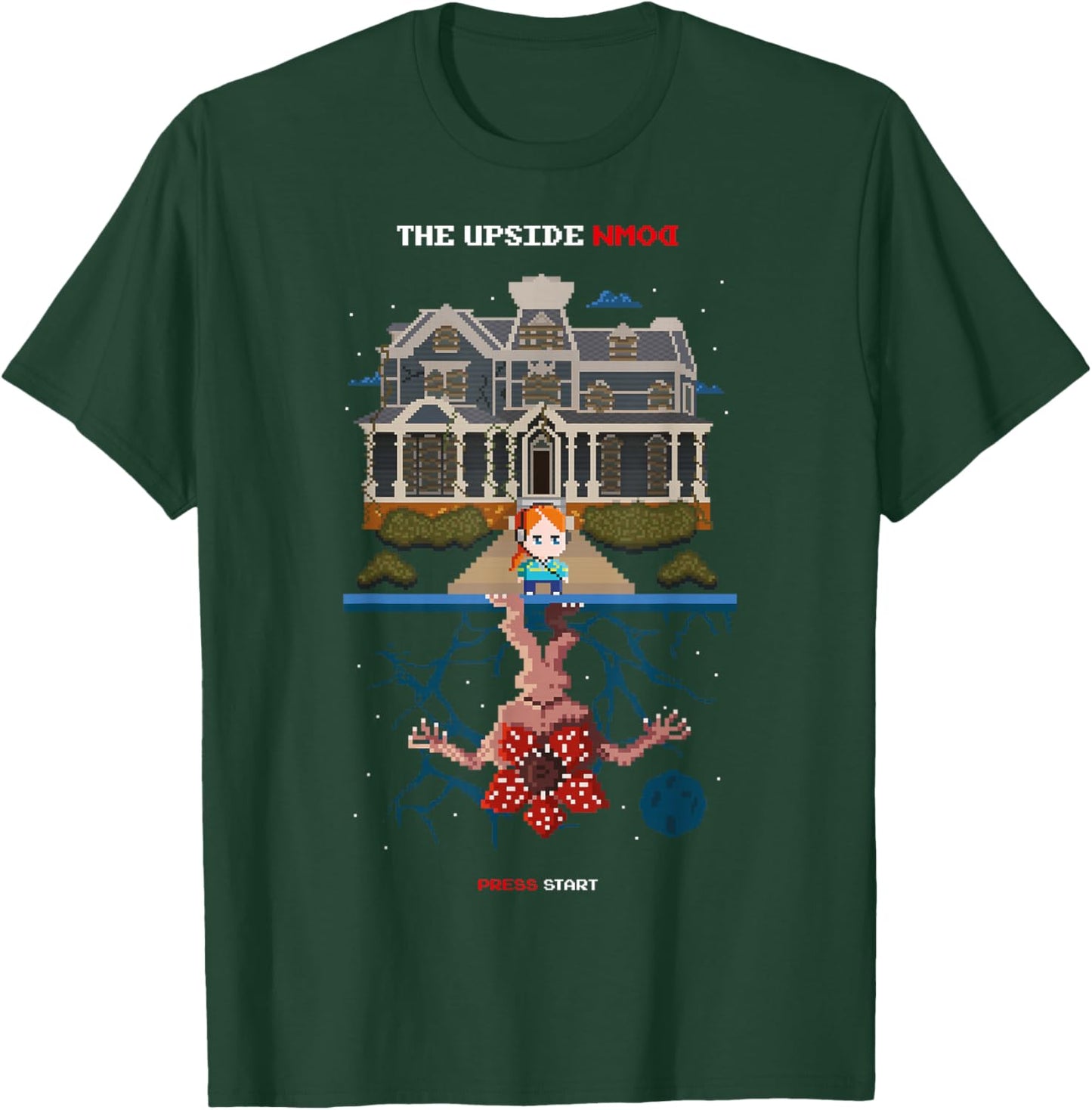 Stranger Things Season 5 Max in The Upside Down Pixel Art T-Shirt - T-Shirt | Forest