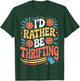 I'd Rather Be Thrifting Vintage Lover Retro T-Shirt - T-Shirt | Forest