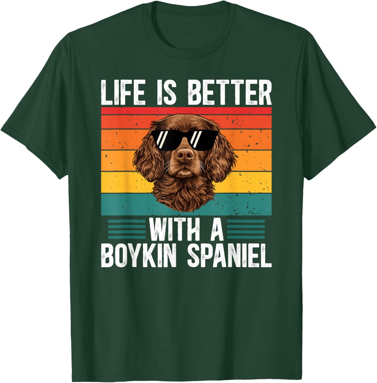 Boykin Spaniel Dog Boykin Spaniel Owner Boykin Spaniel Lover T-Shirt - T-Shirt | Forest