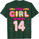 14th Birthday Doughnut Donut Lover This Girl is Now 14 T-Shirt - T-Shirt | Forest