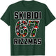 Rizz Christmas 67 Funny Xmas Gen Alpha Skibidi Rizzmas 67 T-Shirt - T-Shirt | Forest