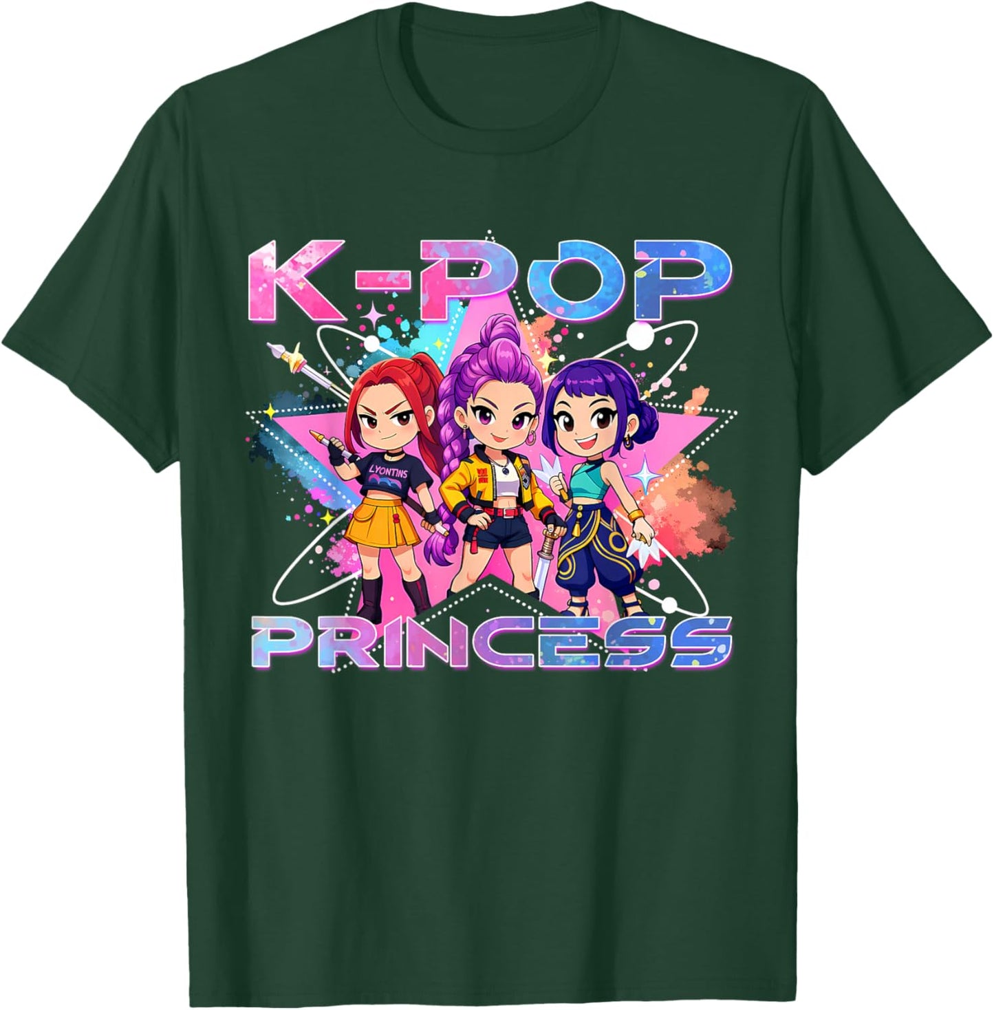 K-pop Princess K Pop Kids Girls K-pop Birthday Girl Kpop T-Shirt - T-Shirt | Forest