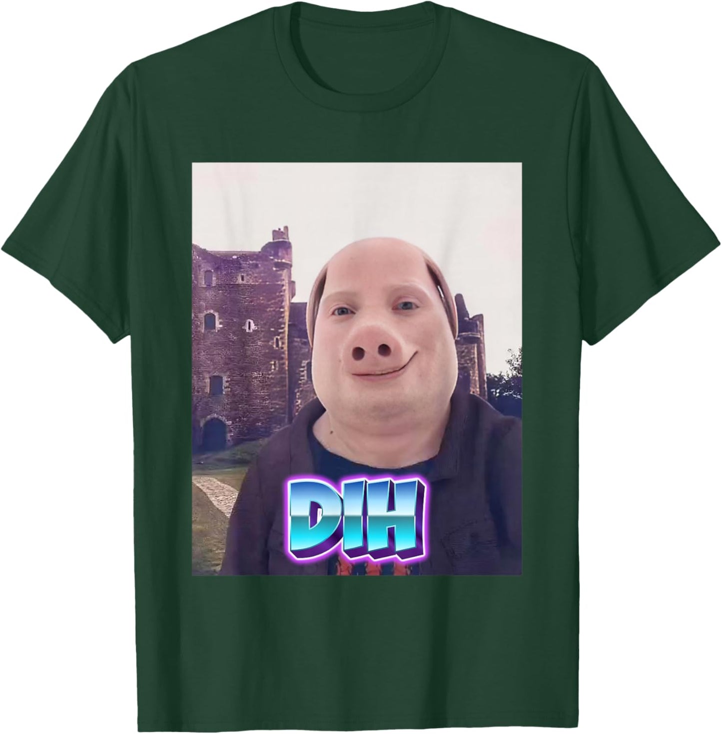John Pork Meme Dih Funny Memes Internet Memes Brainrot Memes T-Shirt - T-Shirt | Forest