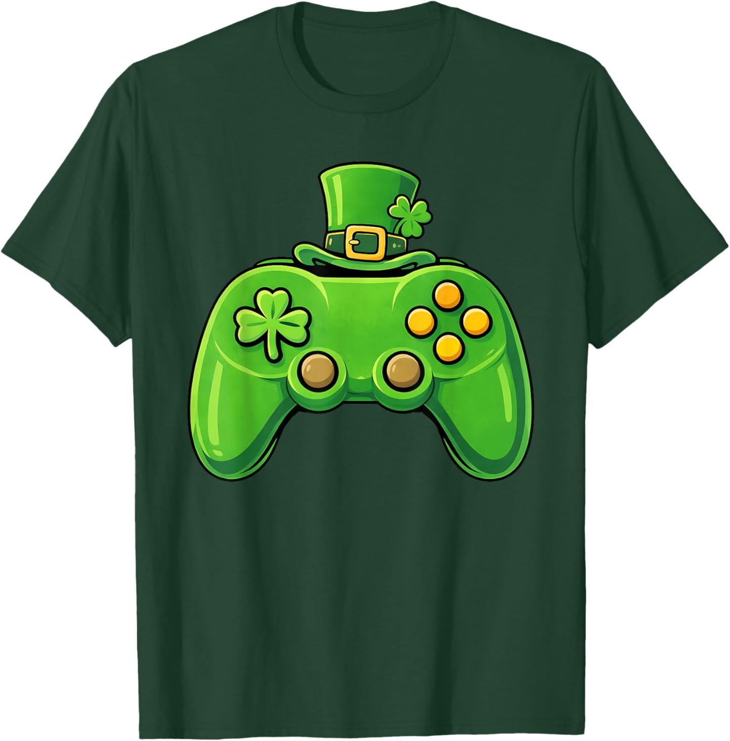 Kids Monster Truck Shamrock St Patrick's Day Boys T-Shirt - T-Shirt | Forest