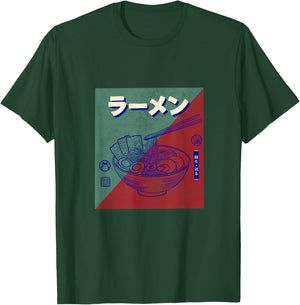 Vintage Japanese Ramen Noodles T-Shirt - T-Shirt | Forest