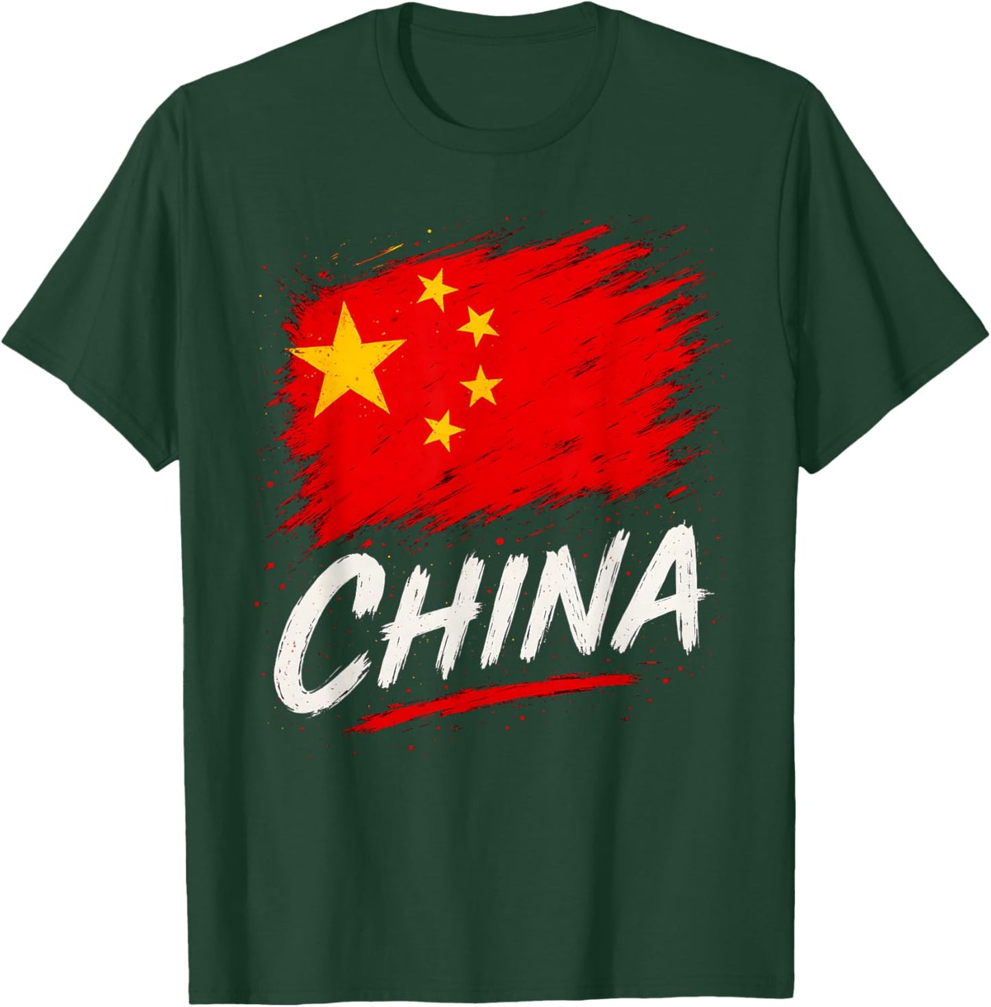 China Chinese Flag T-Shirt - T-Shirt | Forest