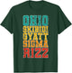 Vintage Skibidi Rizz Ohio Sigma Funny Rizzler Gifts Graffiti T-Shirt - T-Shirt | Forest