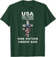 USA 250 Years One Nation Under God 1776 2026 T-Shirt - T-Shirt | Forest