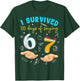 I Survived 100 Days of 67 100th Day of School Teachers Kids T-Shirt - T-Shirt | Forest