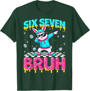 Dabbing Bunny Drip Dripping Rabbit Easter Toddlers Boys T-Shirt - T-Shirt | Forest