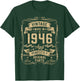 Vintage 1946 80yr 80th Birthday Gifts 80 Years Old T-Shirt - T-Shirt | Forest