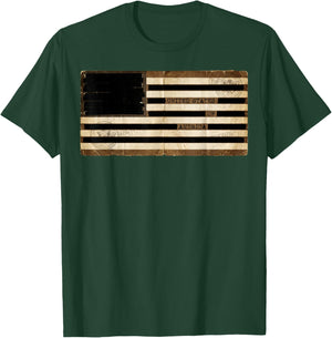 Censored Documents American Flag | United States of America T-Shirt - T-Shirt | Forest