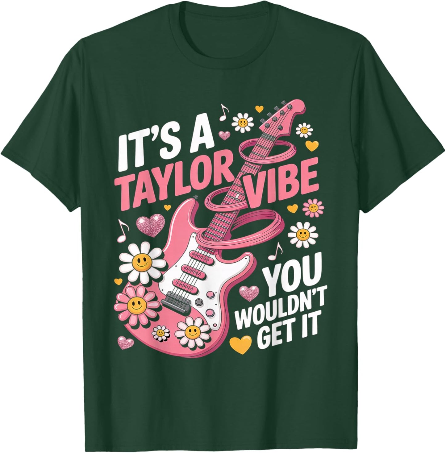 Girl Retro Taylor First Name Personalized Groovy 70's 80's T-Shirt - T-Shirt | Forest